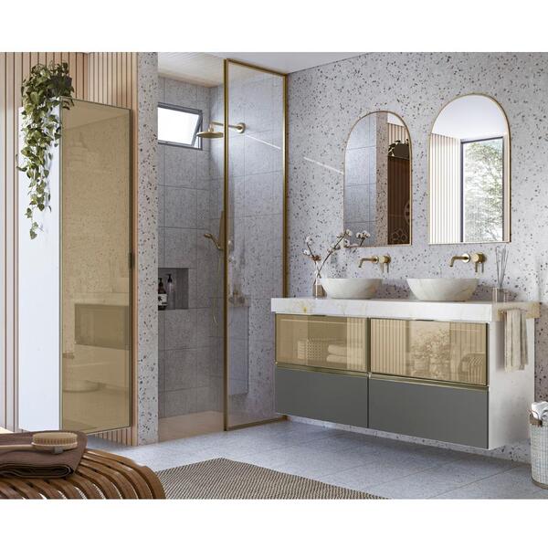 Conjunto Para Banheiro Sem Tampo Mdf Kali Cj15 Nicioli