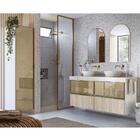 Conjunto Para Banheiro Sem Tampo Mdf Kali Cj15 Nicioli