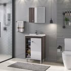 Conjunto Para Banheiro Sophia 60 Com Pés - Fabribam Branco/am