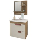 Conjunto Para Banheiro Tulipa-mgm - Carvalho / Off White