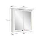 Conjunto Para Banheiro Valência 180x82x40,5cm Quartzo