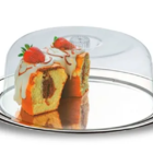 Conjunto Para Bolo 2 Peças Petúnia Brinox Travessa Para Bolo