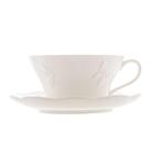 Conjunto Para Cha Porcelana Butterfly Flower 3 Peças Lyor 8524