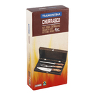 Conjunto para Churrasco Polywood 4 peças Tramontina