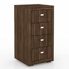 Conjunto Para Escritório 03 Peças Nogal G69 - Tecno Mobili