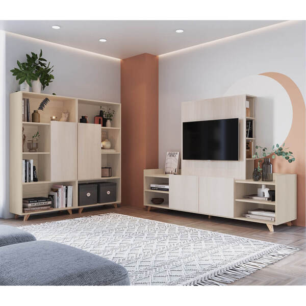 Conjunto Para Escritório 04 Peças Nature Lilies Móveis