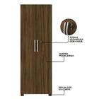 Conjunto Para Escritório 1 Mesa De Canto 2 Armários Altos Not