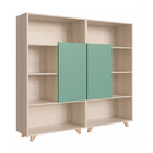 Conjunto Para Escritório 2 Estantes Aurora Be Mobiliário