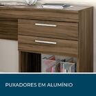 Conjunto Para Escritório 2 Mesas 2 Armários Altos Notável Móv