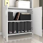 Conjunto Para Escritório 2 Mesas 2 Armários Altos Notável Móv