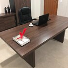 Conjunto Para Escritório 2 Mesas De Reunião Em Tamburato 50mm