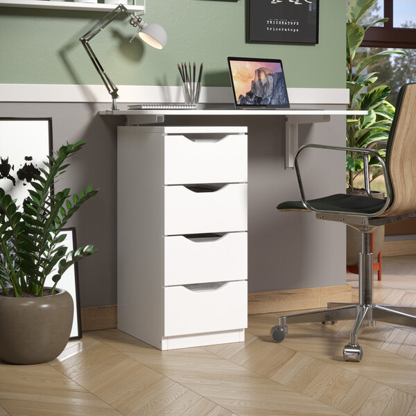 Conjunto Para Escritório 2 Peças Com Mesa Dobrável Luxo