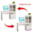 Conjunto Para Escritório 2 Peças Com Mesa E Armário 4 Portas