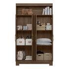 Conjunto Para Escritório 2 Peças Com Mesa E Armário 4 Portas