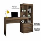 Conjunto Para Escritório 2 Peças Com Mesa E Armário Branco No