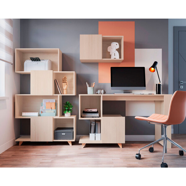 Conjunto Para Escritório 3 Peças Aurora Be Mobiliário