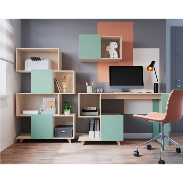 Conjunto Para Escritório 3 Peças Aurora Be Mobiliário