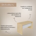 Conjunto Para Escritório Com 4 Mesas Tamburato 1400 Carvalho/