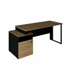 Conjunto Para Escritório Com Mesa Diretor, 1 Armário Alto E 1