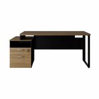 Conjunto Para Escritório Com Mesa Diretor, 1 Armário Alto E 1