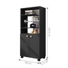 Conjunto Para Escritório Completo Venus Preto Branco