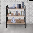 Conjunto Para Escritório Escrivaninha Office E Estante 3 Prat