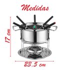 Conjunto Para Fondue 11 Peças Inox