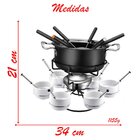 Conjunto Para Fondue 22 Peças Potes Cerâmica