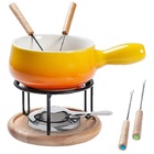 Conjunto Para Fondue 9 Peças Amarelo Brinox 1256/108