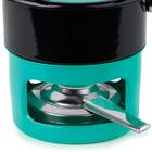 Conjunto Para Fondue Com 4 Garfos Queimador Pastilhas Refil V