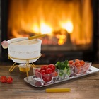 Conjunto Para Fondue De Queijo 5 Peças Casal Forma Inox