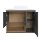 Conjunto Para Gabinete Suspenso 80cm Com Cuba E Espelheira 3