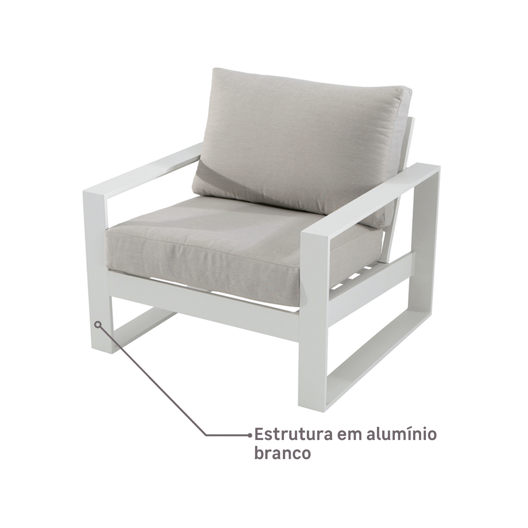 Estrutura em alumínio