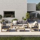 Conjunto para Jardim 3 Peças Madeira Solaris Bege Naterial