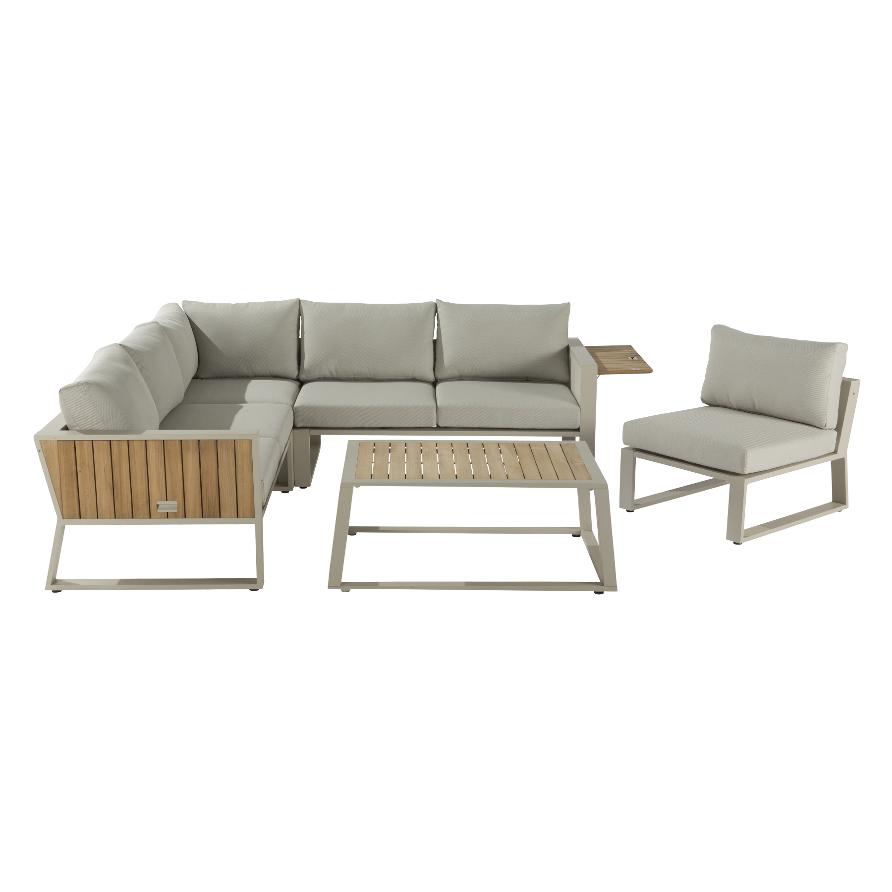 Conjunto de Sofá com 6 Lugares Elani Naterial