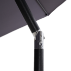 Conjunto para Jardim 8 Peças Alumínio Ovion Cinza Naterial