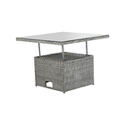 Conjunto para Jardim  Aluminio Davos 3 peças Cinza Naterial