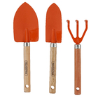 Conjunto para Jardim com Cabo de Madeira 3 peças Tramontina