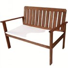 Conjunto Para Jardim Com Mesa Lateral, 2 Poltronas E Banco Em