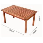Conjunto Para Jardim Com Mesa Lateral, 2 Poltronas E Banco Em