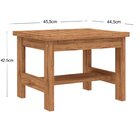 Conjunto Para Jardim De Madeira Eucalipto Solaris Com Almofad