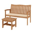 Conjunto Para Jardim De Madeira Eucalipto Solaris Com Almofad