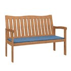 Conjunto Para Jardim De Madeira Eucalipto Solaris Com Almofad