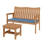 Conjunto Para Jardim De Madeira Eucalipto Solaris Com Almofad