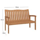 Conjunto Para Jardim De Madeira Eucalipto Solaris Sem Almofad