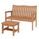 Conjunto Para Jardim De Madeira Eucalipto Solaris Sem Almofad