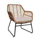 Conjunto para Jardim Olivaras Aço 4 peças Bege Naterial