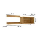 Conjunto Para Lavanderia Com 2 Peças 100% Mdf Vicenza Espress