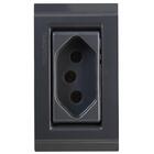 Conjunto Para Movel 1 Tomada 2p T 20 A Tramontina Liz Grafite