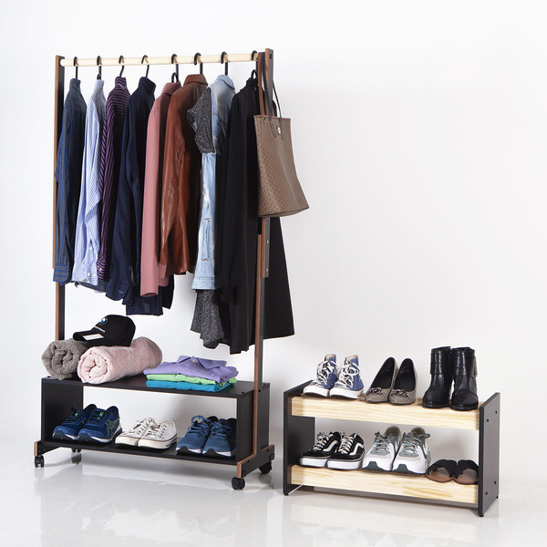 Conjunto Para Organizar A Casa Sapateira E Arara Para Roupas